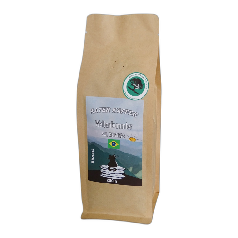 Kater Kaffee Weltenbummler Brasil Sul de Minas