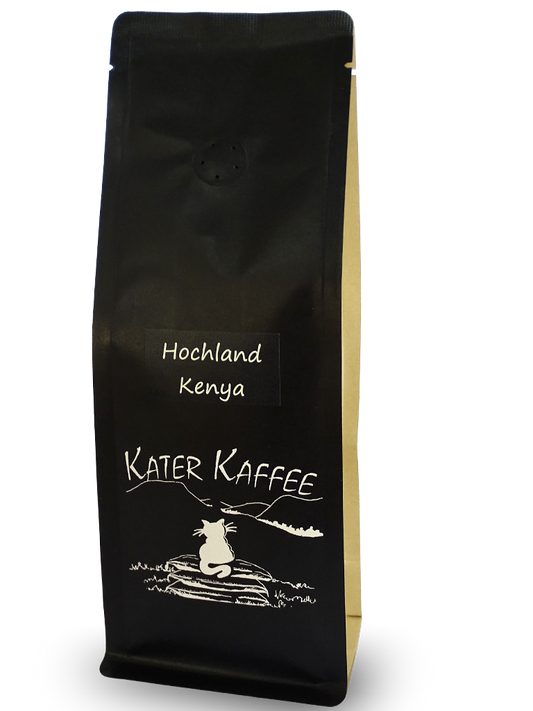 Kater Kaffee Weltenbummler Hochland Kenya