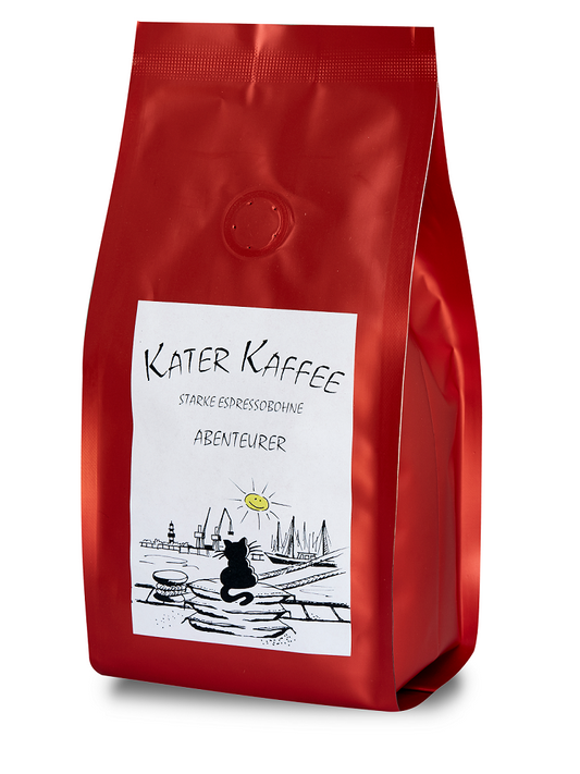 Kater Kaffee Espresso Abenteurer