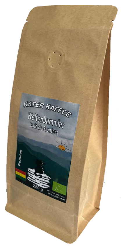 Kater Kaffee Weltenbummler Bolivien BIO Café de Frontera