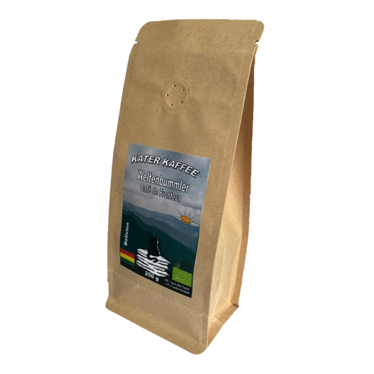 Kater Kaffee Weltenbummler Bolivien BIO Café de Frontera