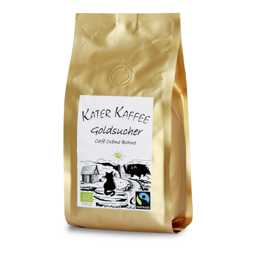 Kater Kaffee Goldsucher BIO Fairtrade