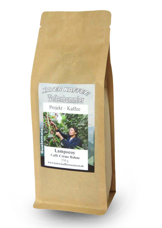 Kater Kaffee Weltenbummler Guatemala Lampocoy Projektkaffee