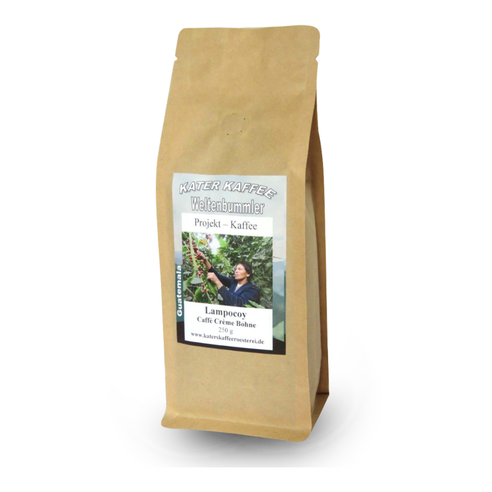 Kater Kaffee Weltenbummler Guatemala Lampocoy Projektkaffee