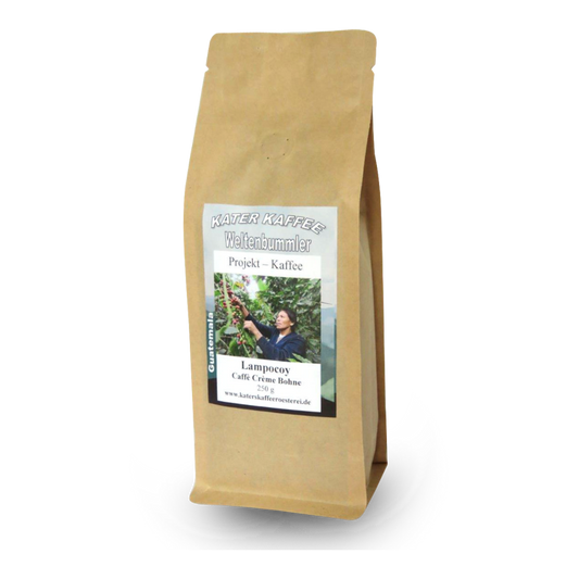 Kater Kaffee Weltenbummler Guatemala Lampocoy Projektkaffee