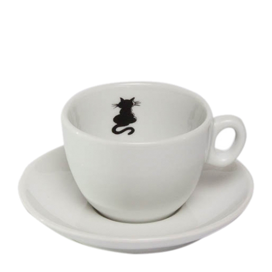 Cappuccino Tasse "Kater" - 6 Stück im Set