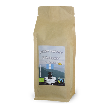 Kater Kaffee Weltenbummler Guatemala BIO Fairtrade
