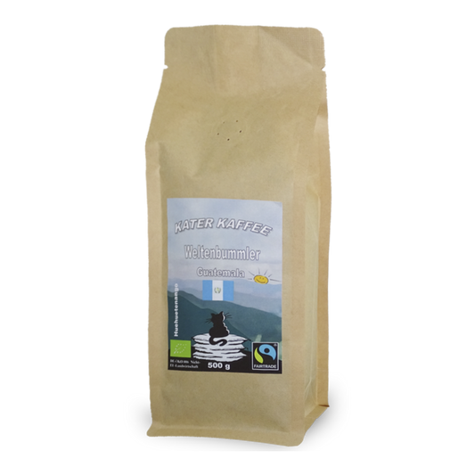 Kater Kaffee Weltenbummler Guatemala BIO Fairtrade