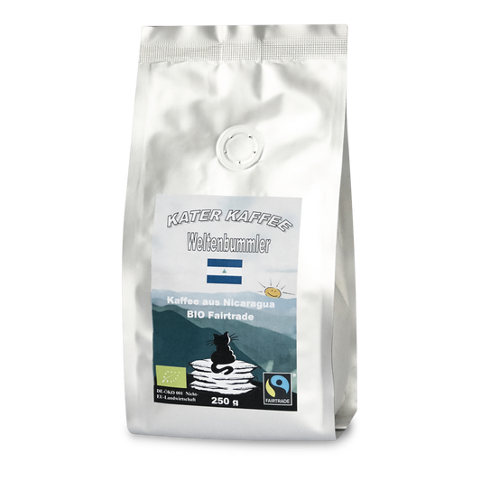 Kater Kaffee Weltenbummler Nicaragua BIO Fairtrade